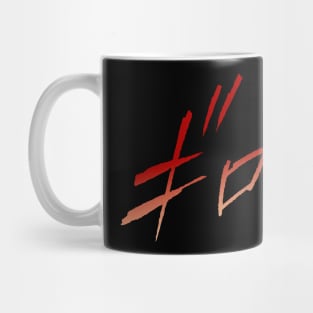 glare letter japanese alphabet aesthetic Mug